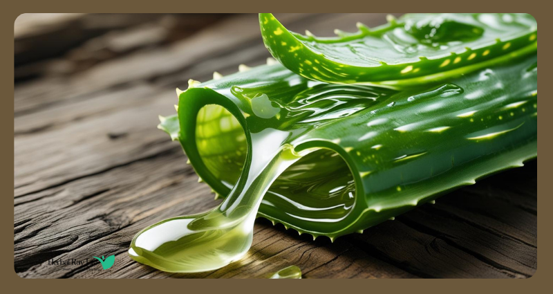 Fresh aloe vera leaf with gel – Aloe Vera Benefits for Skin