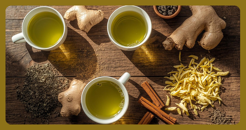 Best herbal drinks for weight loss in 2025 – green tea, ginger tea, 