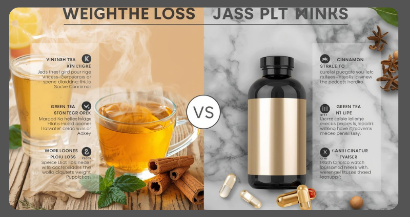 Herbal drinks vs supplements for weight loss – safe natural options